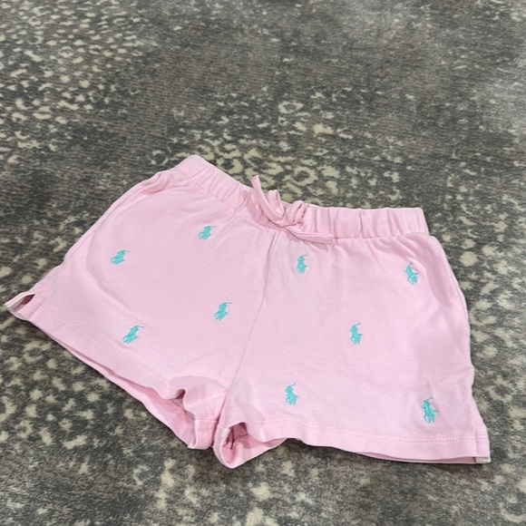 POLO RALPH LAUREN KIDS PINK AND AQUA SHORTS 6X - Picture 2 of 7